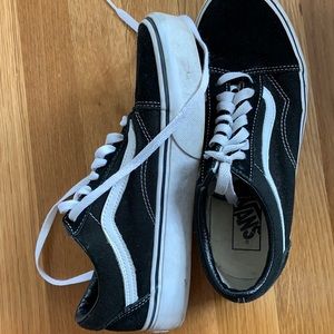 Platform Black Vans